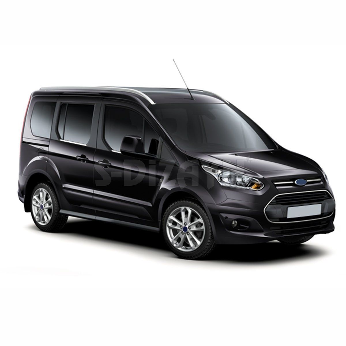 Ford Connect Uyumlu Krom Cam Çıtası 4 Parça. 2015 Üzeri