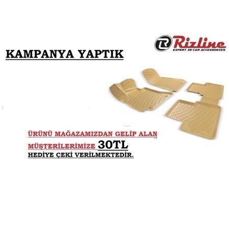 3 Sonrası Uyumlu 3D Havuzlu Bej Paspas Orjinal Rizline