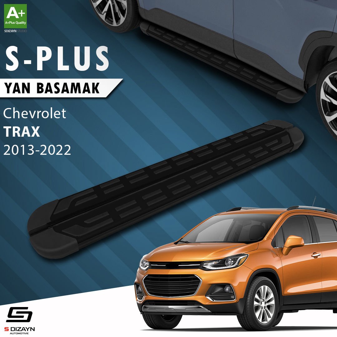 S-Dizayn Chevrolet Trax S-Plus Siyah Yan Basamak 163 Cm 2013-2022