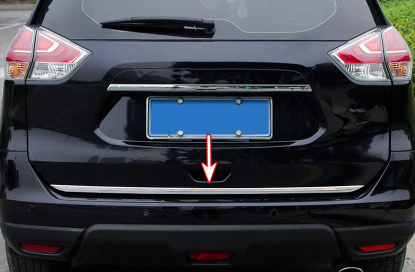 Nissan X-Trail Uyumlu 2014-2017 Bagaj Çıtası Krom