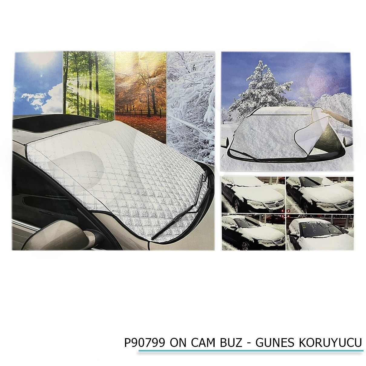 Opel Astra Uyumlu G Ön Cam Buz - Güneş Koruyucu Parça