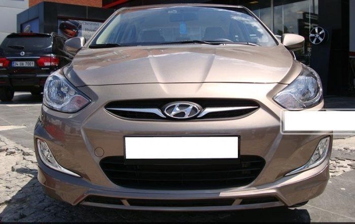 Hyundai Accent Uyumlu Blue Ön Ek (Plastik)