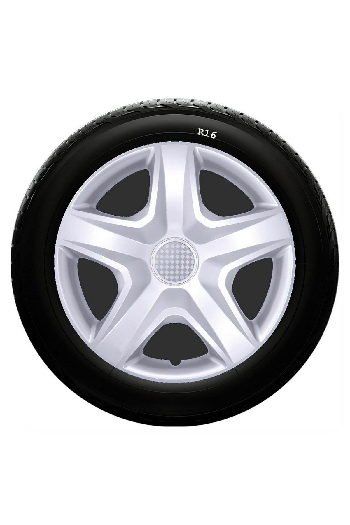 Hyundai Uyumlu 16 Inç Kırılmaz SKS Jant Kapağı 1 Takım 4 Adet No:418