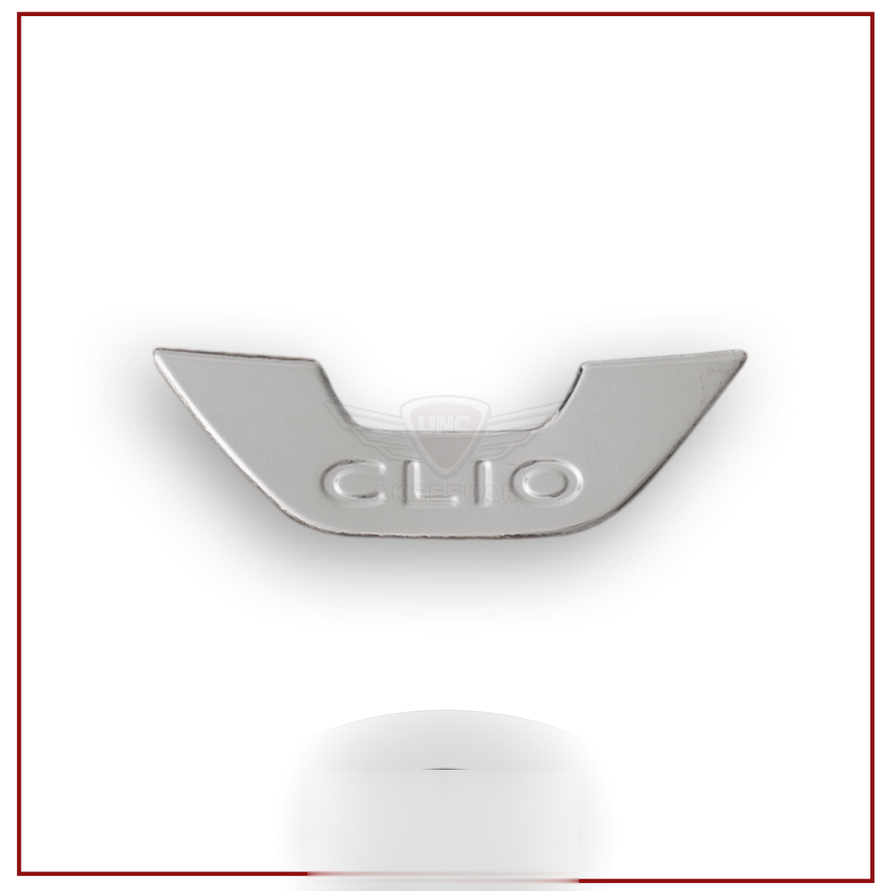 Renault Clio Uyumlu 4 Krom Amblem Çerçevesi 2012-2016 Hatchback Paslanmaz Çelik Parça