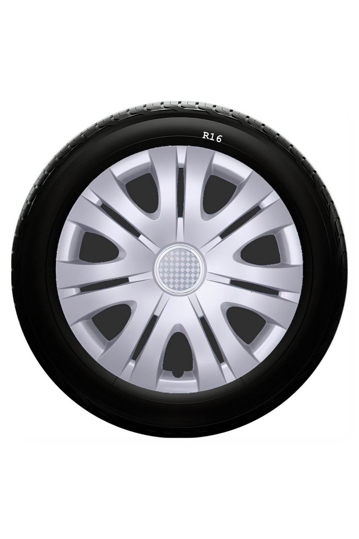 Tata Uyumlu 16 Inc Kırılmaz SKS Jant Kapağı 1 Takım 4 Adet No:408