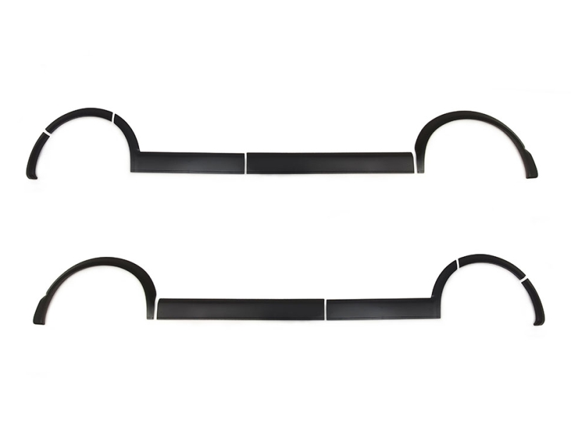 VOLKSWAGEN T5 2003 Set 11 Parça Çamurluk Kaplama Siyah Mat Asa Kum Desen Kısa Şase Soldan Sürgülü