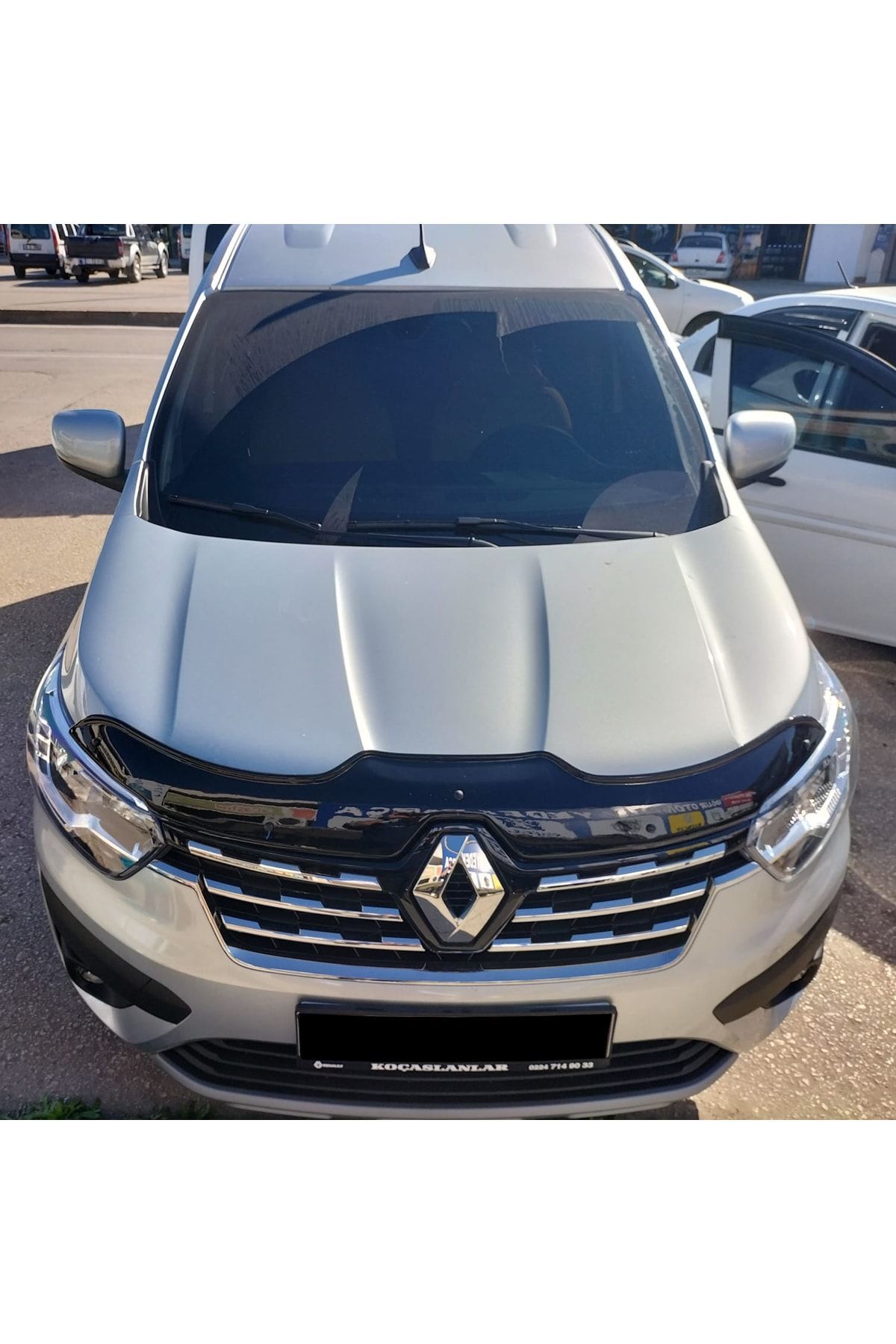 Cappafe Renault Kangoo Express / 2021 - /Uyumlu Kaput Rüzgarlığı 3mm