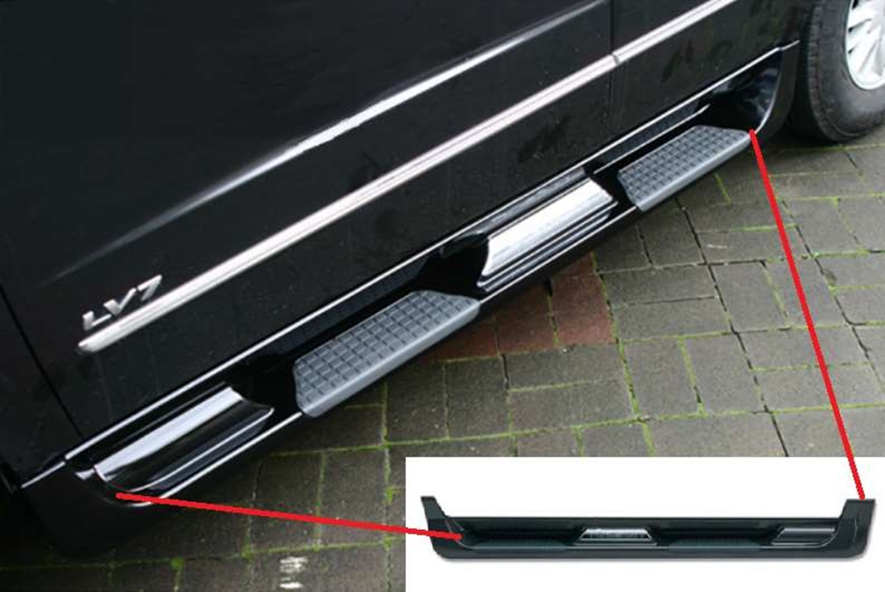 Ssangyong Kyron Uyumlu 2007 Sonrası Yan Basamak Oem Style Siyah Parça