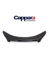 Cappafe Nissan Qashqai Ön Kaput Koruyucu Rüzgarlığı 4mm Akrilik (abs) Piano Black 2010-2013