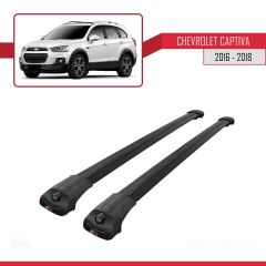 Chevrolet Captiva 2016-2018 Arası ile uyumlu ACE-1 Ara Atkı Tavan Barı SİYAH