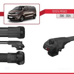 Toyota Proace 2016 ve Sonrası ile uyumlu ACE-1 Ara Atkı Tavan Barı SİYAH 4 ADET BAR
