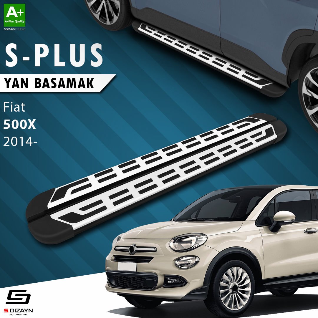 S-Dizayn Fiat 500X S-Plus Gri Yan Basamak 173 Cm Etekli 2014 Üzeri
