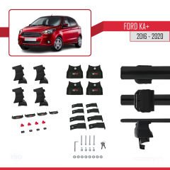 Ford Ka + 2016-2020 Arası ile uyumlu ACE-4 Ara Atkı Tavan Barı SİYAH