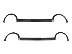 VOLKSWAGEN T5 2009 Set 11 Parça Çamurluk Kaplama Siyah Mat Asa Kum Desen Kısa Şase Çift Sürgülü