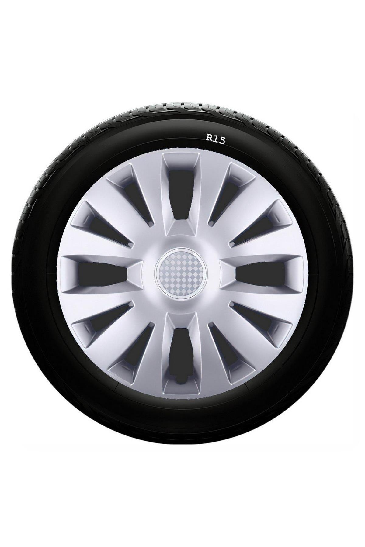 Hyundai Uyumlu SKS Jant Uyumlu Kapağı 15 Inc Kırılmaz SKS Jant Kapağı 1 Takım 4 Adet No:324