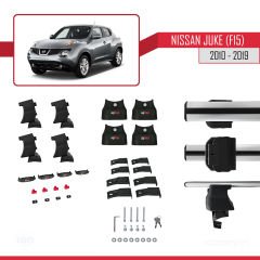 Nissan Juke (F15) 2010-2019 Arası ile uyumlu ACE-4 Ara Atkı Tavan Barı GRİ