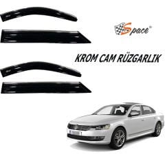 Krom Cam Rüzgarlığı Volkswagen Passat B7 2011-2018 / Caru406