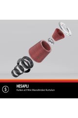 Bmw F30 2012 - 2019 Hava Filtresi Kn-33-2990