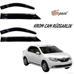 Krom Cam Rüzgarlığı 1.2Mm Renault Clio Symbol 1998-2015 4'Lü / Caru443