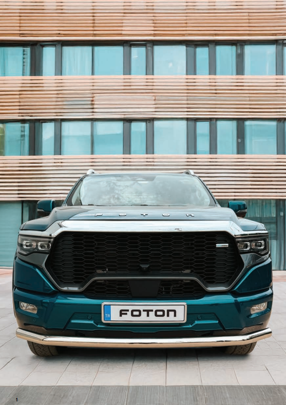 Foton Tunland Ön Tampon Koruma Krom 2024+ Pst19