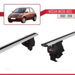 Nissan Micra / March (K12) 2002-2010 Arası ile uyumlu ACE-4 Ara Atkı Tavan Barı GRİ