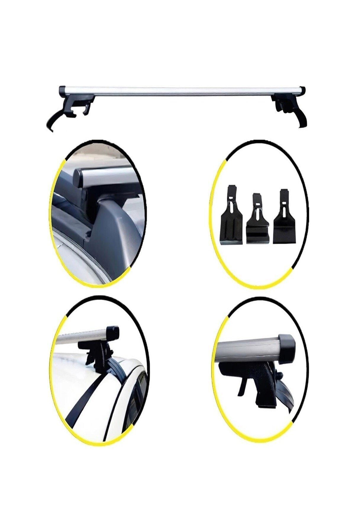 Team Car Peugeot 107 Tavan Bagajı Çıtası Oluksuz Ara Atkı Port Bagaj Bağlama