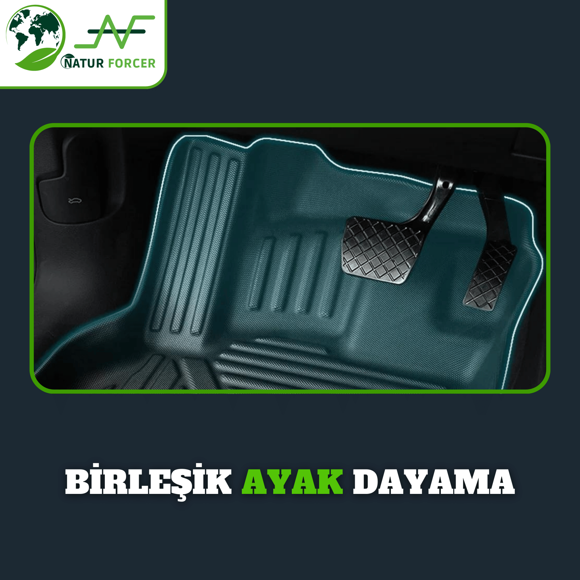 Nissan Qashqai 2013-2021 Premium Seri Araca Özel 3D Havuzlu Oto Paspas