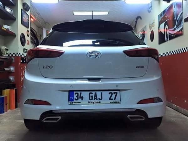 Hyundai İ20 Uyumlu Egzoz Görünüm Difüzör