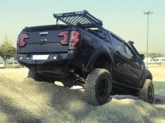 Arka Demir Uyumlu Tampon Çelik Aqm-S20 (Ranger,Revo,Amarok,Navara,L200)