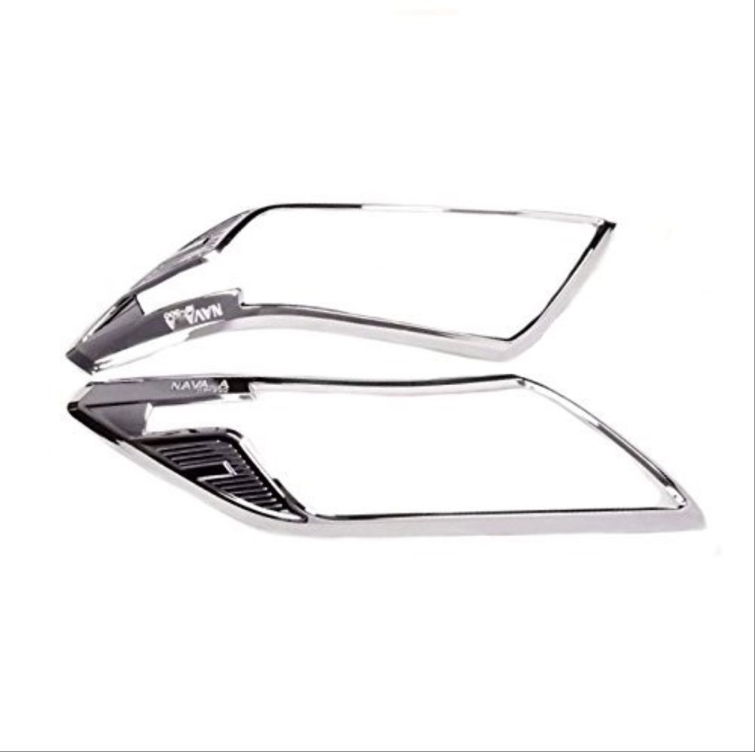 Nissan Navara Uyumlu Np300 (2015-2020) Far Çerçeve Çıtası Krom