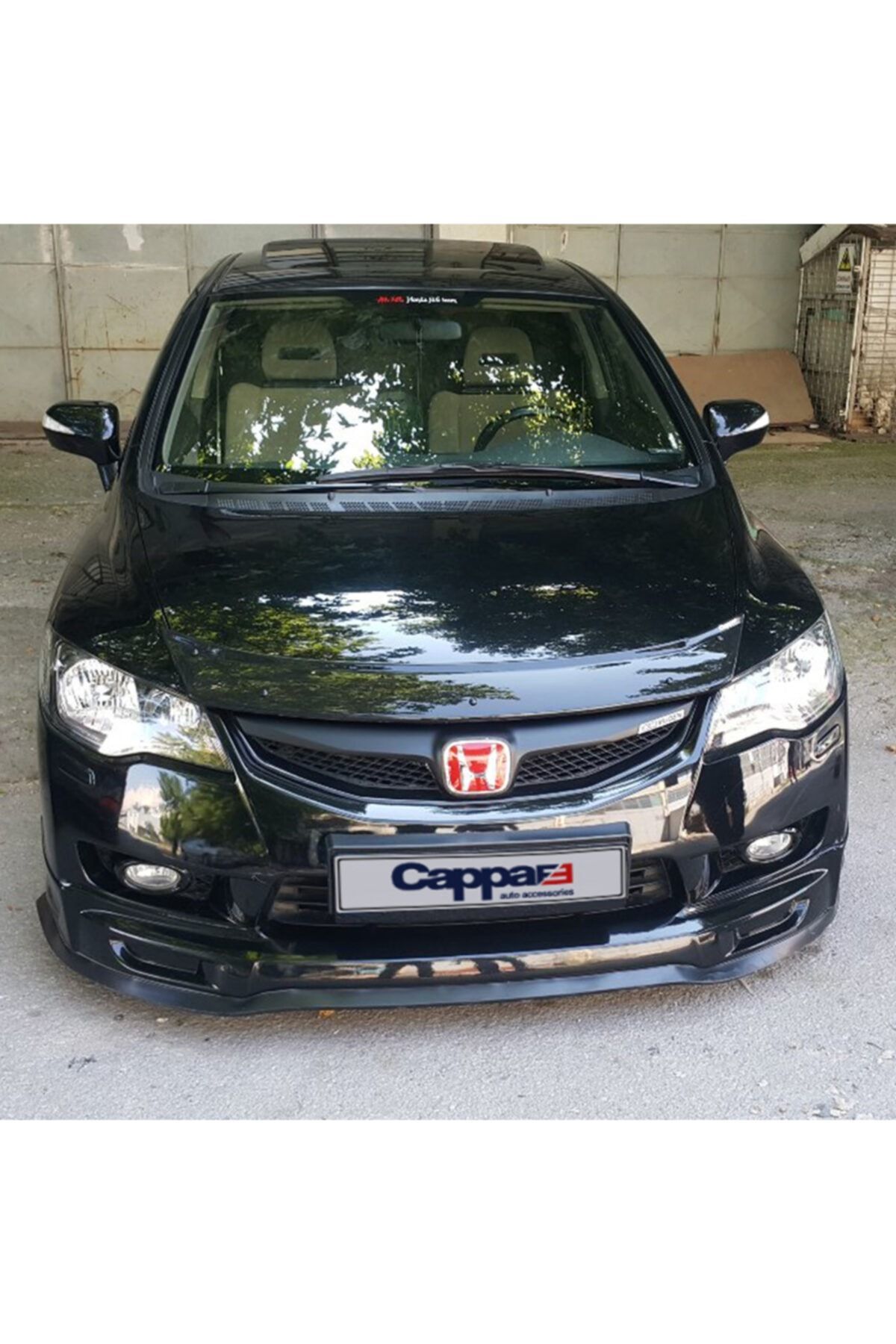 Cappafe Honda Civic 8 Ön Kaput Koruma Rüzgarlık 4mm (abs) 06-12