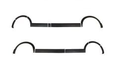 VOLKSWAGEN Transporter T6.1 2020 Set 11 Parça Çamurluk Kaplama Siyah Mat Asa Kum Desen Uzun Şase Soldan Sürgülü