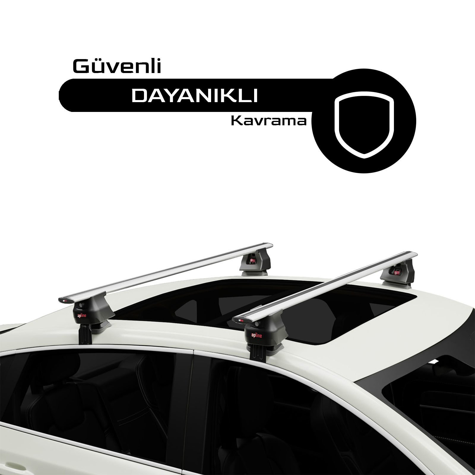 S-Dizayn Universal Oluksuz Model Gri Ara Atkı 125 Cm A+ Kalite