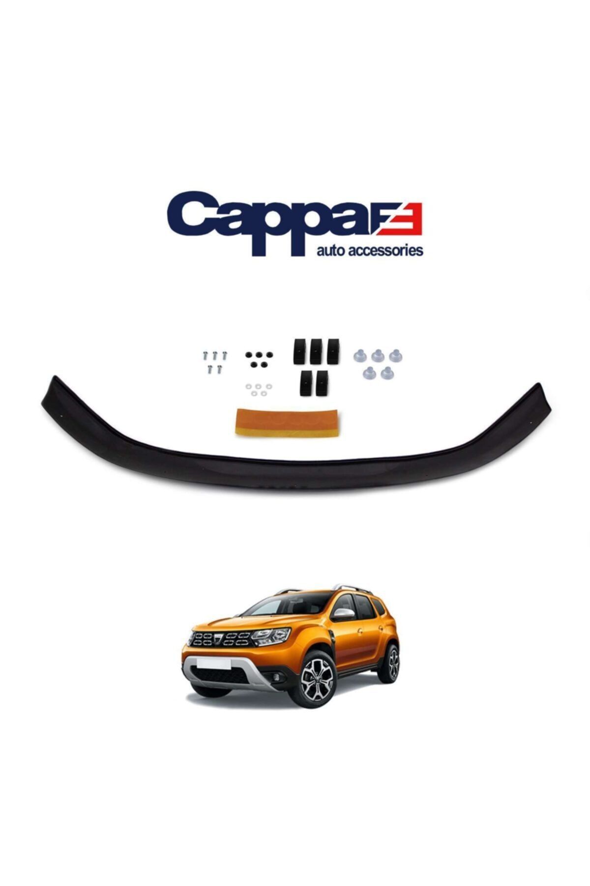 Cappafe Dacia Duster Ön Kaput Koruyucu Rüzgarlığı 2018 Yılı Ve Sonrası