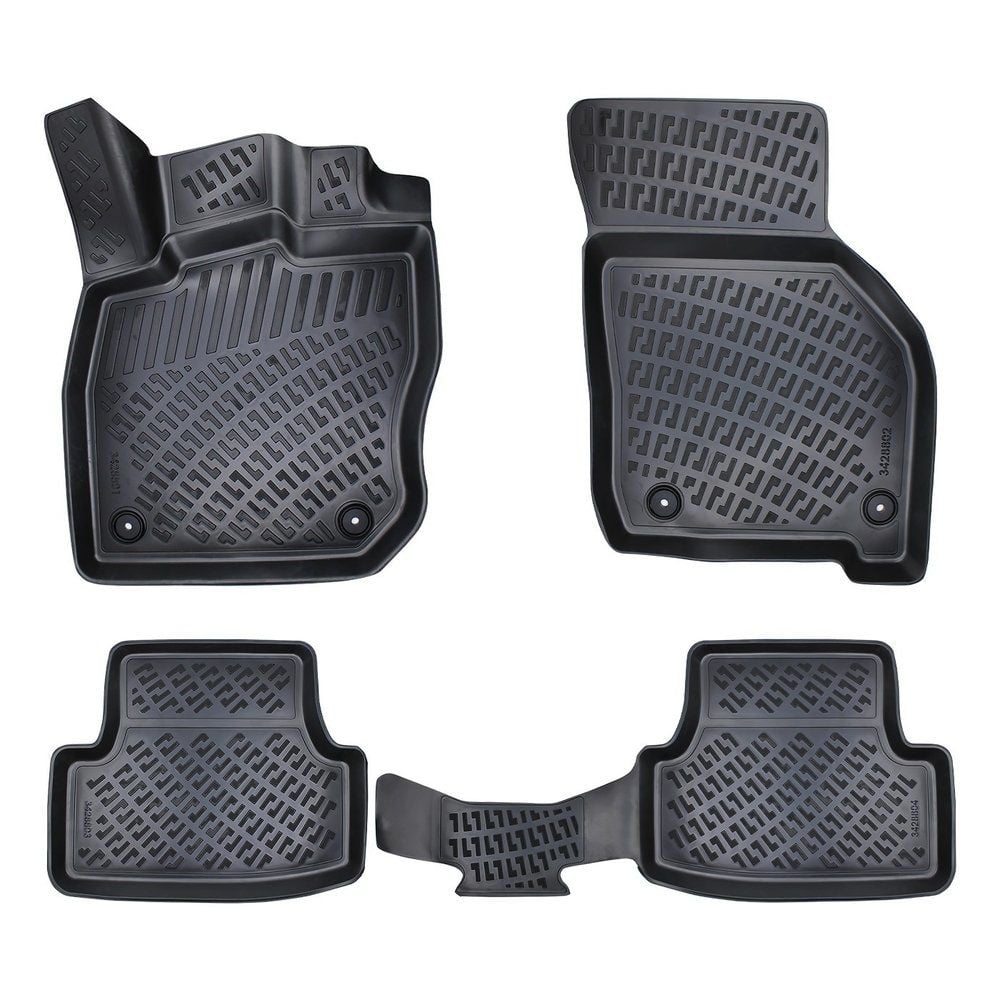 Rizline Volkswagen Uyumlu Golf 8 Otomatik Vites 3D Havuzlu Paspas