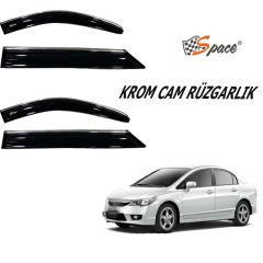 Krom Cam Rüzgarlığı Honda Civic 2006-2011/ Caru410