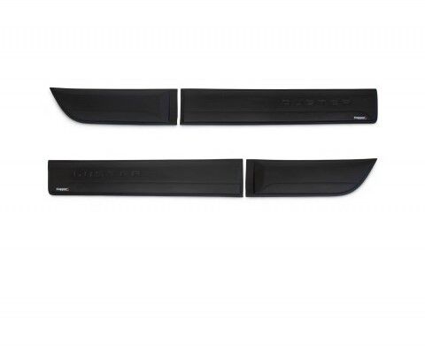 DACIA DUSTER 2018 Set 4 Parça Kapı Kaplama Siyah Mat Asa Kum Desen Standart