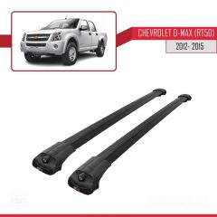 Chevrolet D-Max (RT50) 2012-2015 Arası ile uyumlu ACE-1 Ara Atkı Tavan Barı SİYAH