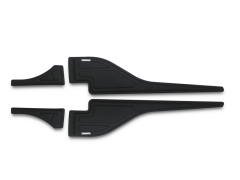 DACIA DUSTER 2018 Set 4 Parça Kapı Kaplama 9203 Siyah Mat Asa Kum Desen Yarasa