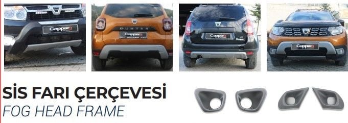 Dacia Duster Uyumlu Sis Farı Çerçevesi 2010-2018 ABS Parça