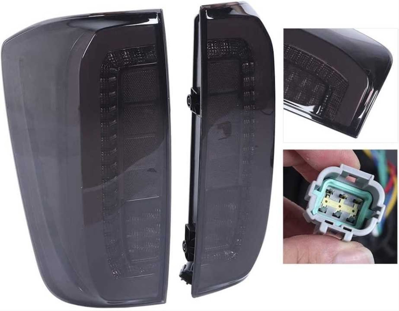 Nissan Navara Uyumlu Np300 (2015-2020) LED Stop - Smoke