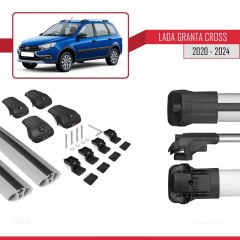 Lada Granta Cross 2020 ve Sonrası ile uyumlu ACE-1 Ara Atkı Tavan Barı GRİ