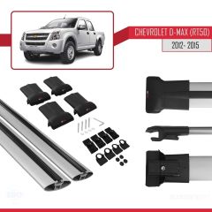 Chevrolet D-Max (RT50) 2012-2015 Arası ile Uyumlu FLY Model Ara Atkı Tavan Barı GRİ