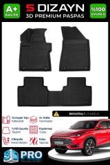 S-Dizayn MG HS Benzinli 3D Pro Havuzlu Paspas 2025 Üzeri A+ Kalite