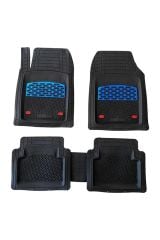 Safir Volvo Uyumlu S60 Havuzlu Universal Paspas Krom Mavi Parça