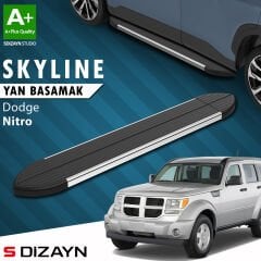 S-Dizayn Dodge Nitro Skyline Krom Yan Basamak 153 Cm 2007-2012 A+ Kalite