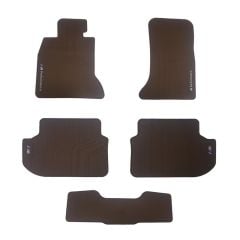 Bmw G30 Uyumlu Lüks Kauçuk Lateks Kahverengi Oto Paspas Parça