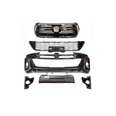 Toyota Hilux Uyumlu Rocco Body Kit 2016-2020 (Ön Tampon, Panjur, Alt Izgara, Sis Kapakları)