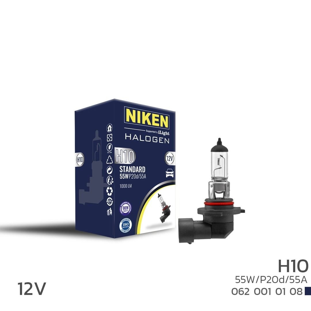 Niken 12V H10 55W Halojen Ampul P20D/55A