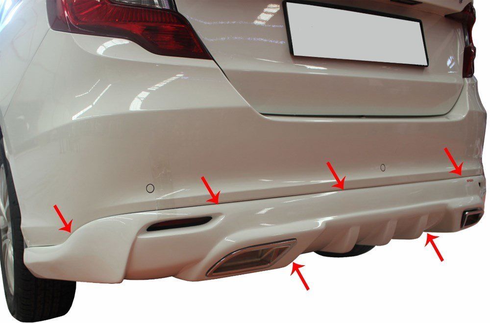 Fiat Egea Uyumlu Sedan Arka Tampon Altı 2015 Ve Sonrası